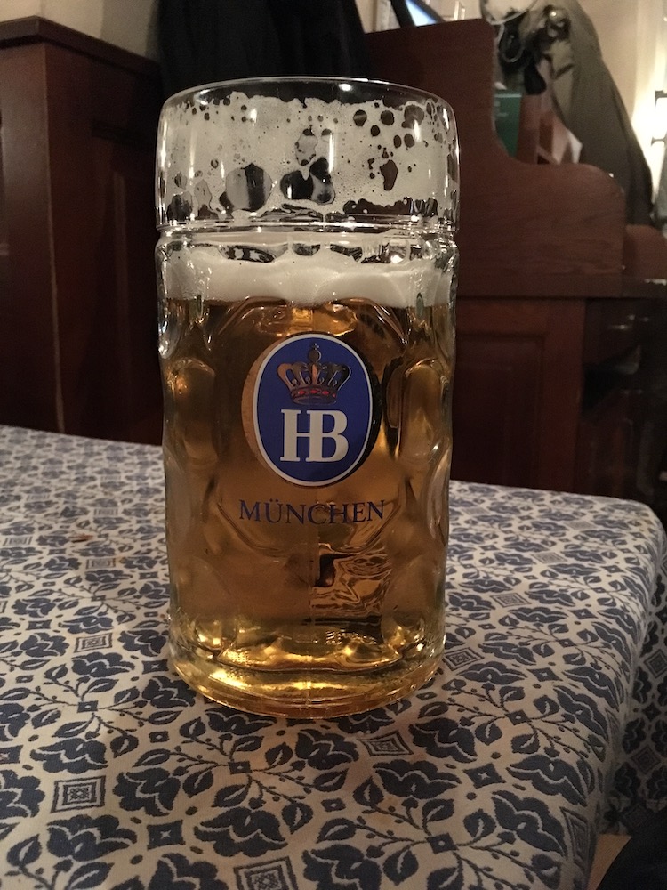 Helles Beer Stein Hofbräuhaus am Platzl