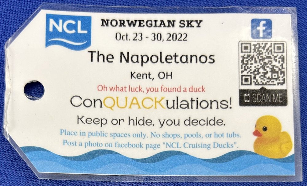Cruising Duck Tag NCL
